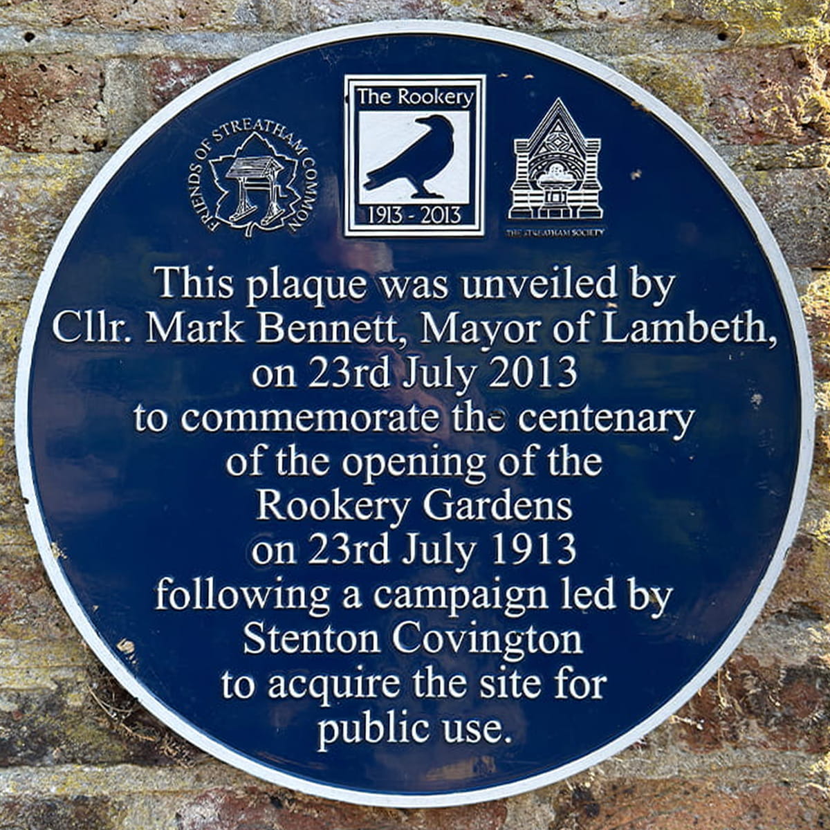 Rookery Plaque